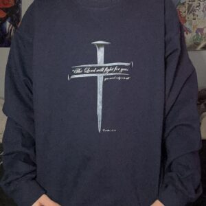 The Lord will Fight - Dk Gr Sweatshirt